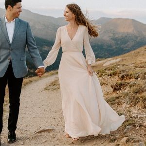 Lulus My Whole Heart Long Sleeve Maxi Dress in Cream